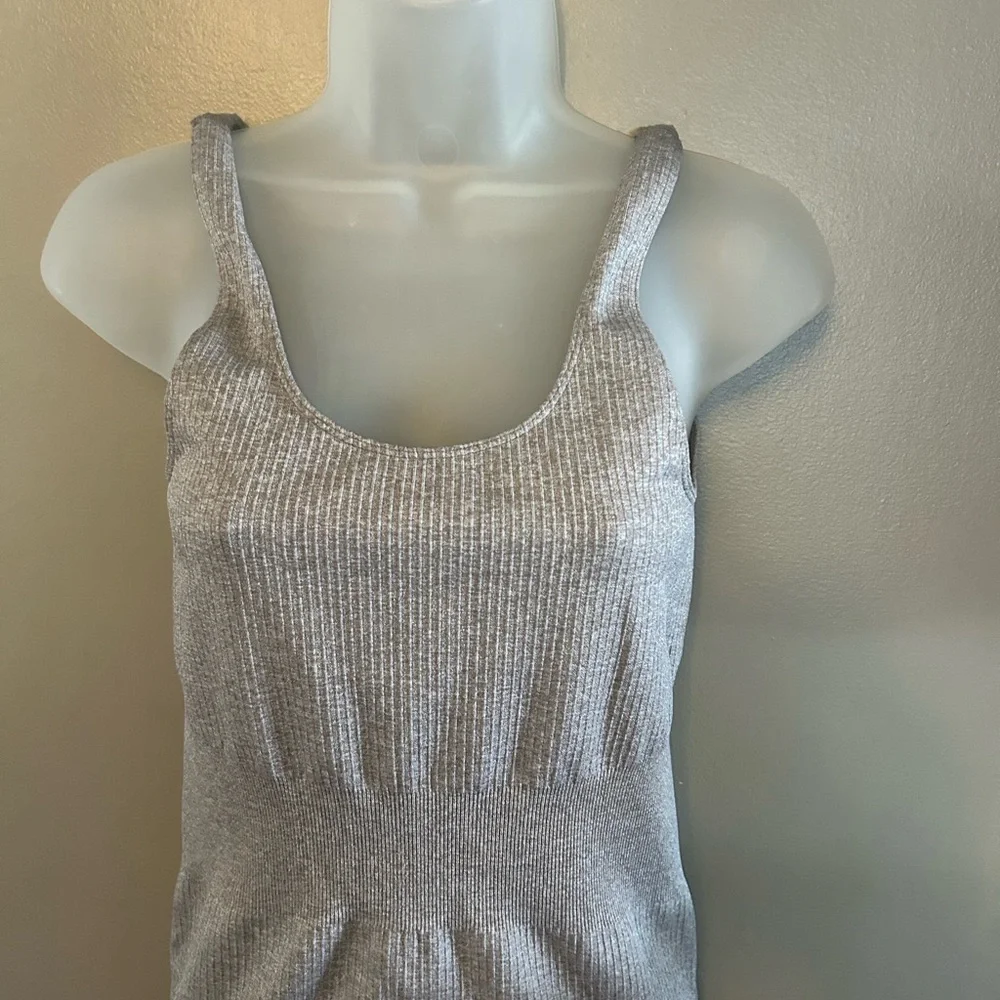 Balance Athletica dress - gray bodycon sleeveless active/athleisure - Picture 3 of 9